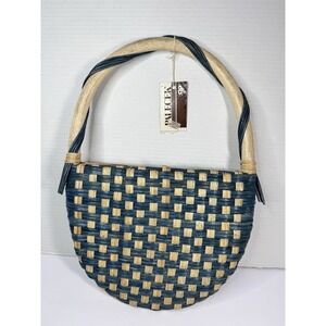 Vintage  Palecek Basket Wall Decor Rustic Folk Art Farmhouse Country Cottagecore